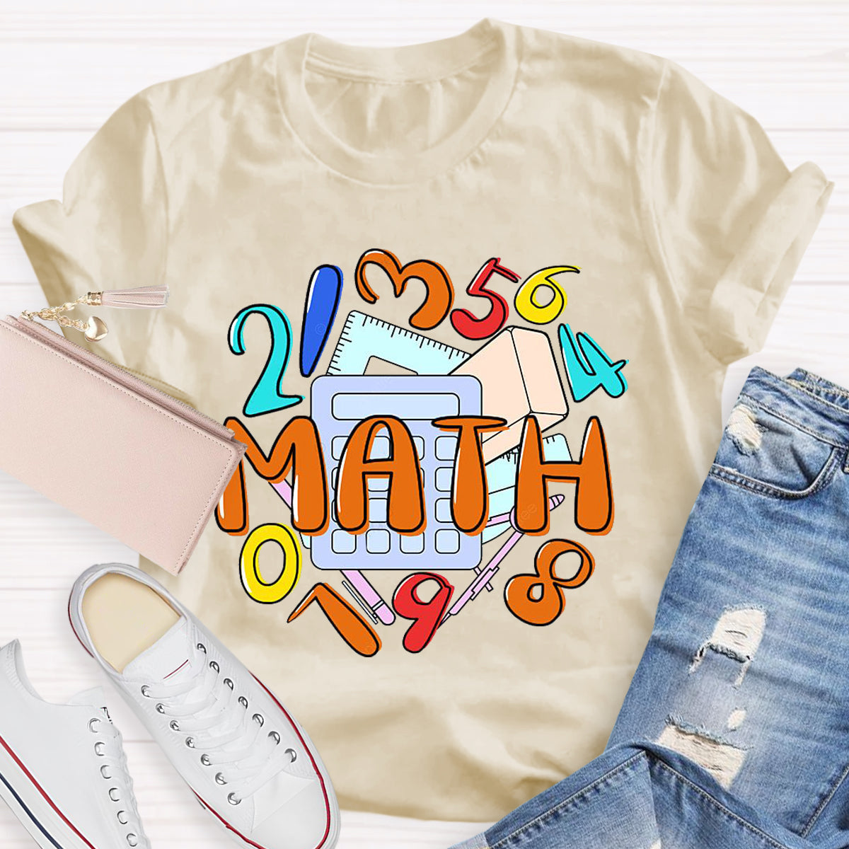 Math Number Teacher T-Shirt