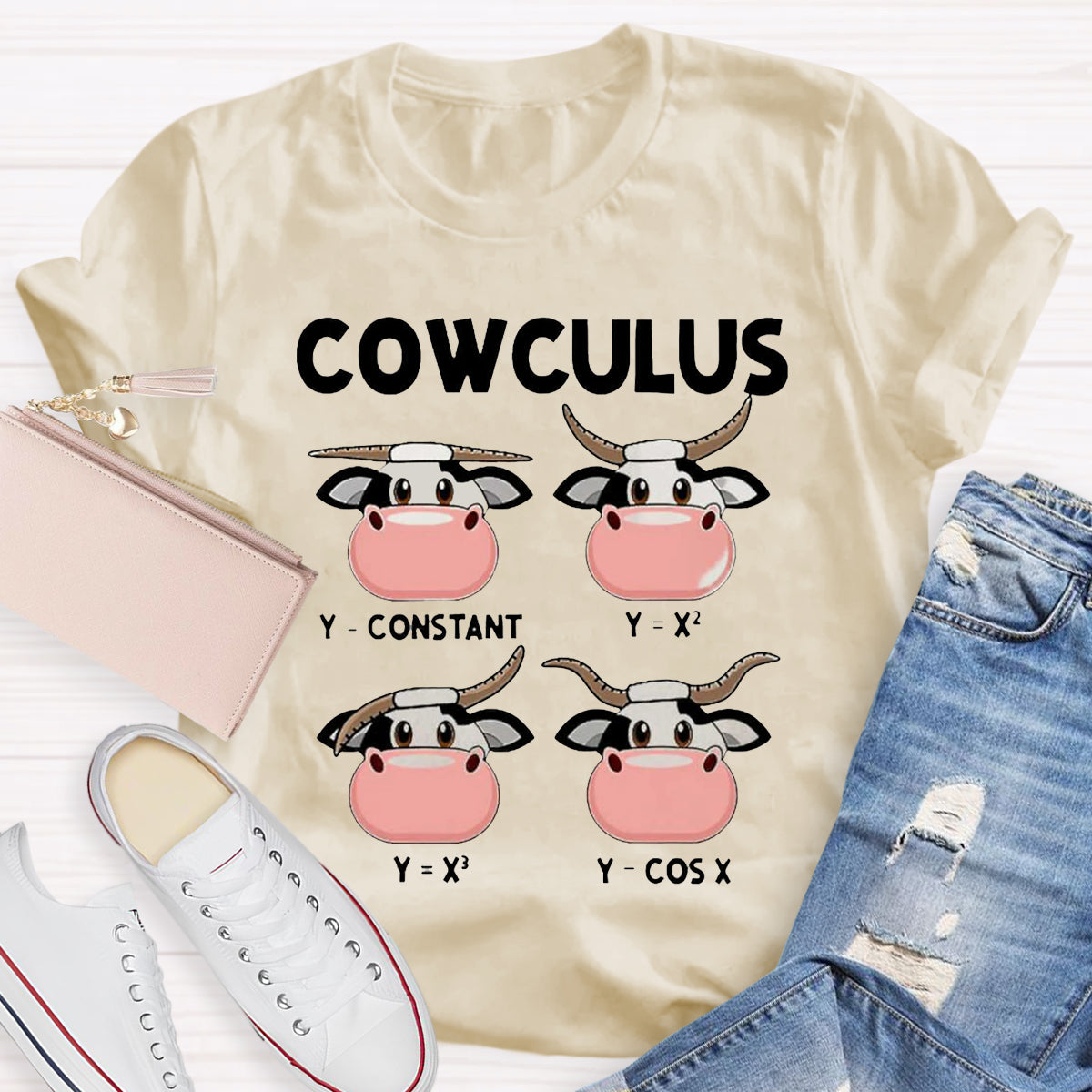 Cowculus  Math Teacher T-Shirt