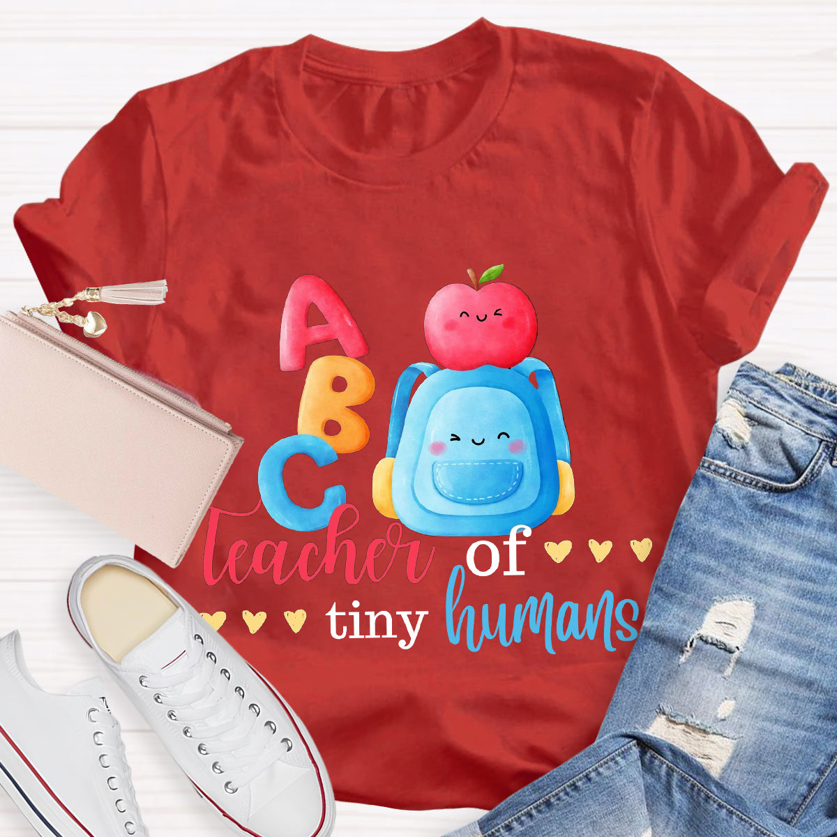 ABC Teacher Of Tiny Humans T-Shirt