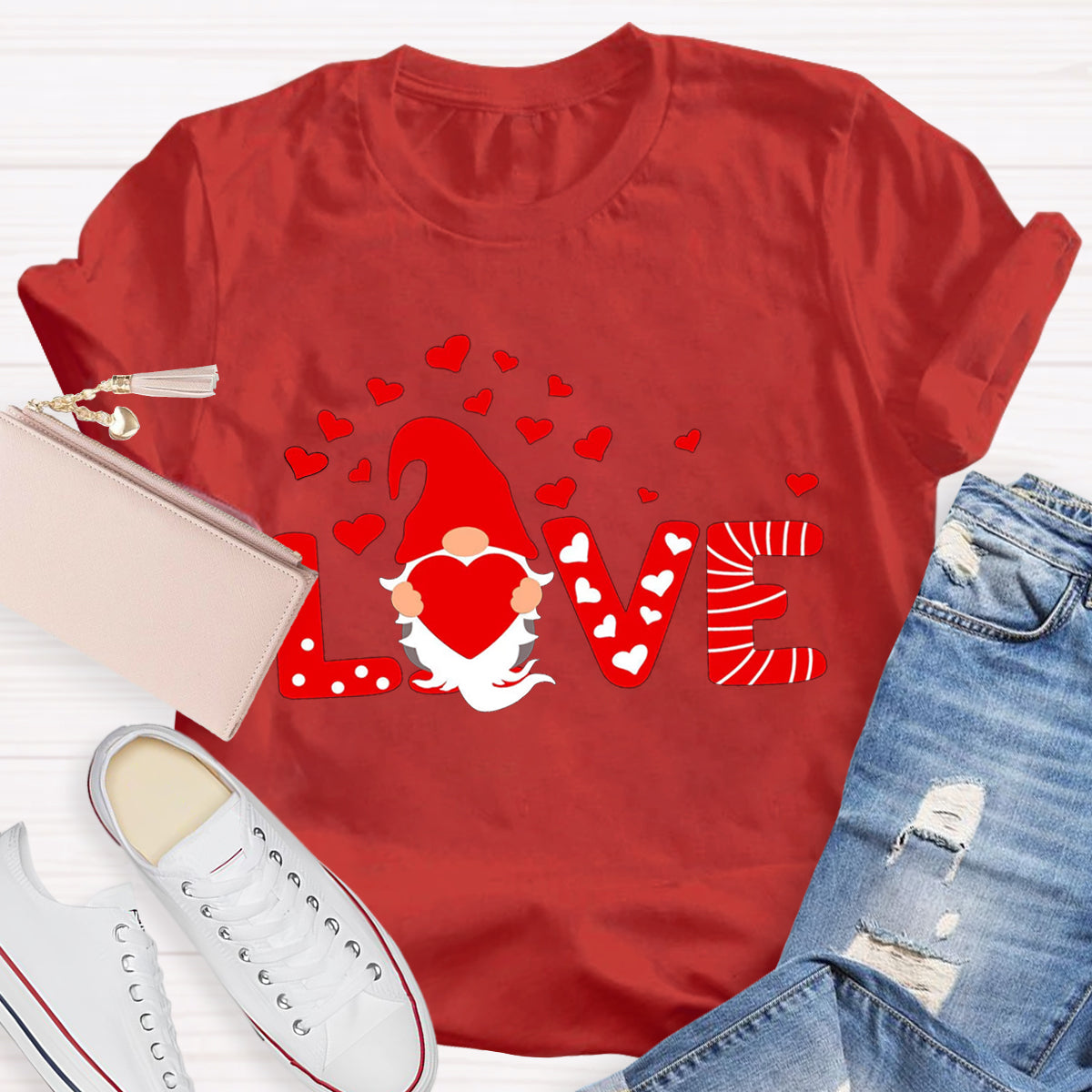 Valentine Love Gnomes T-Shirt