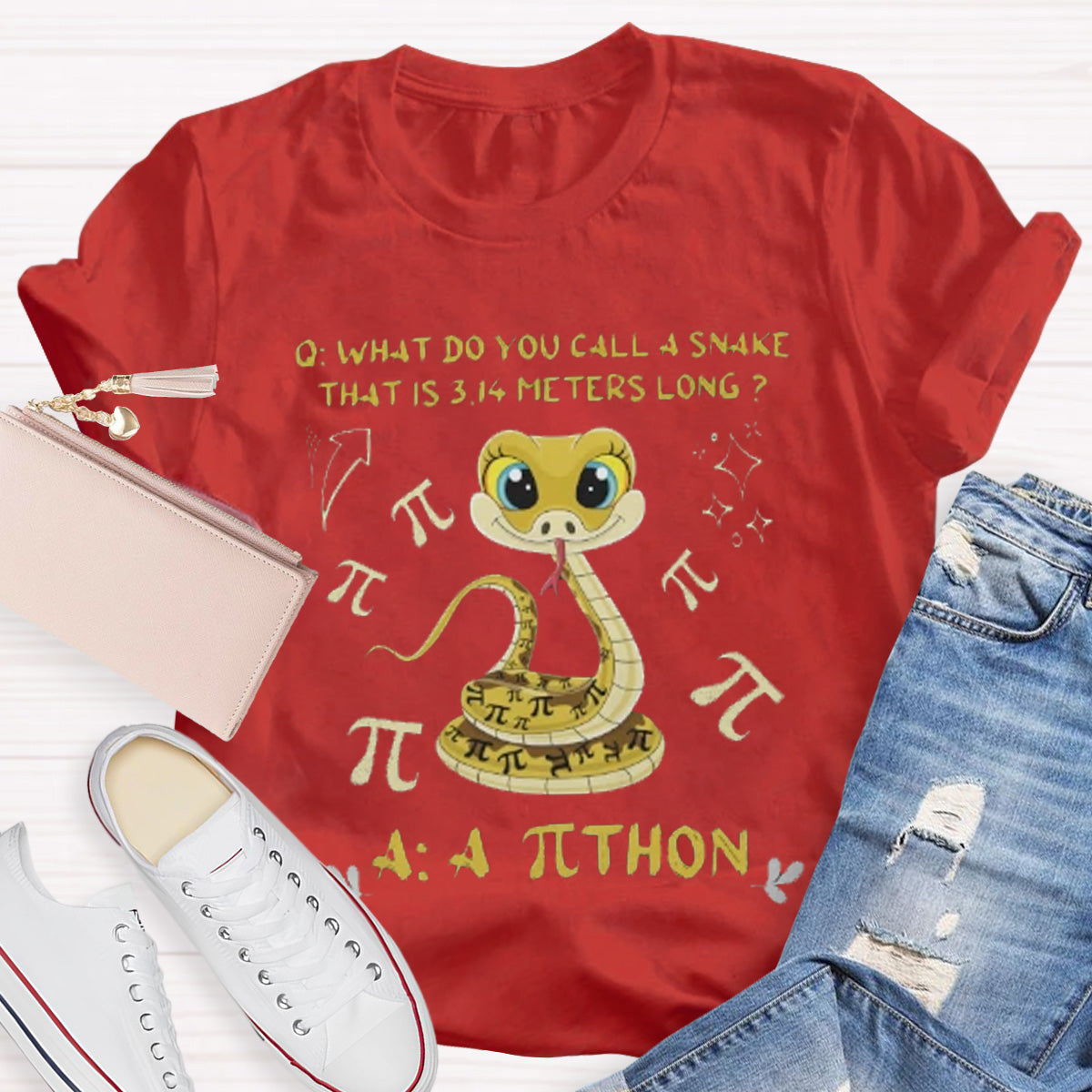 That is 3.14 Meter Long Happy Pi Day Teacher T-Shirt