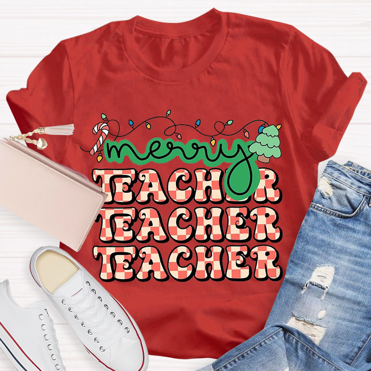 Merry Christmas Teacher T-Shirt