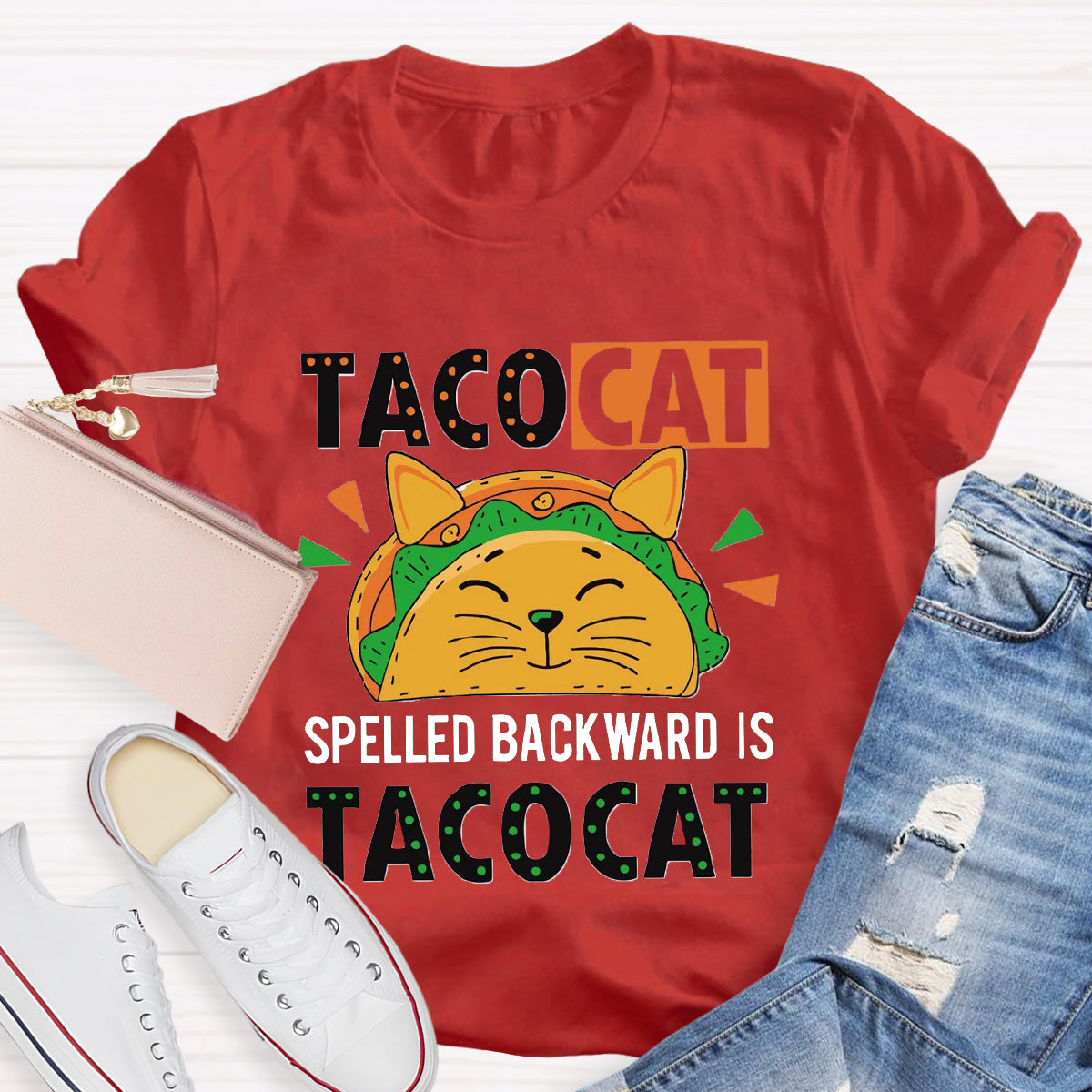 Tacocat Spelled Backward Is Tacocat T-Shirt