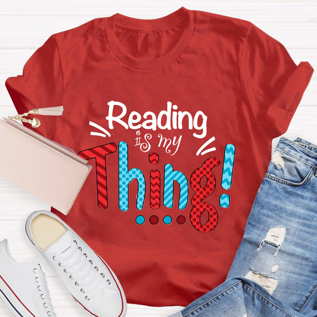 Reading Is My Thing Teacher T-Shirt