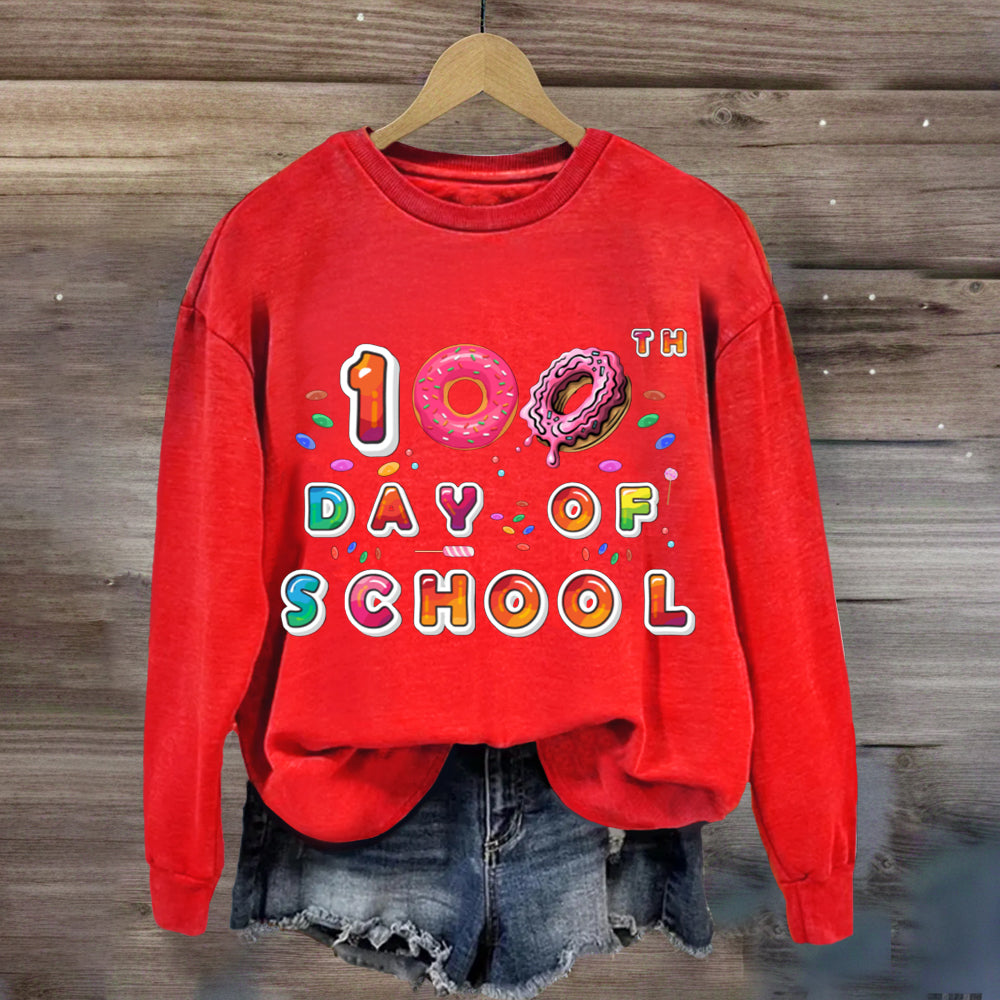 100th Day Of School Donut Sweatshirt