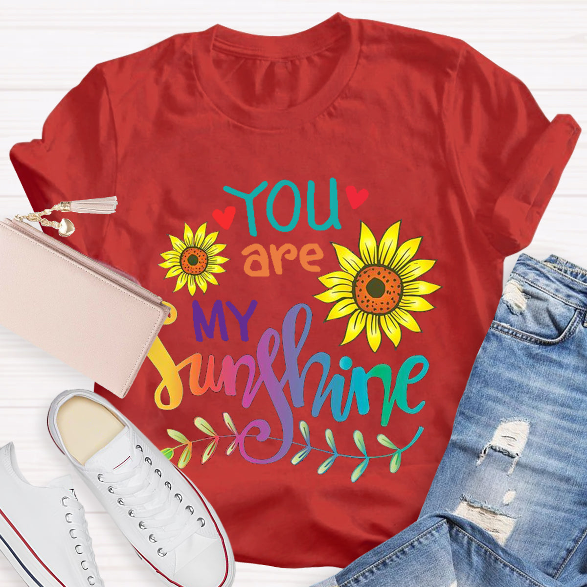 You Are My Sunshine Sunflower T-Shirt