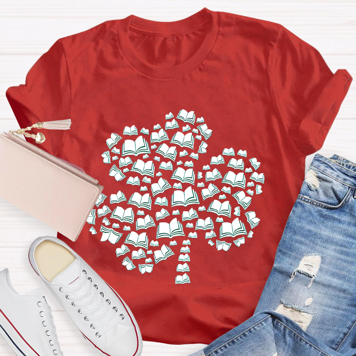 Shamrock Books Teacher T-Shirt