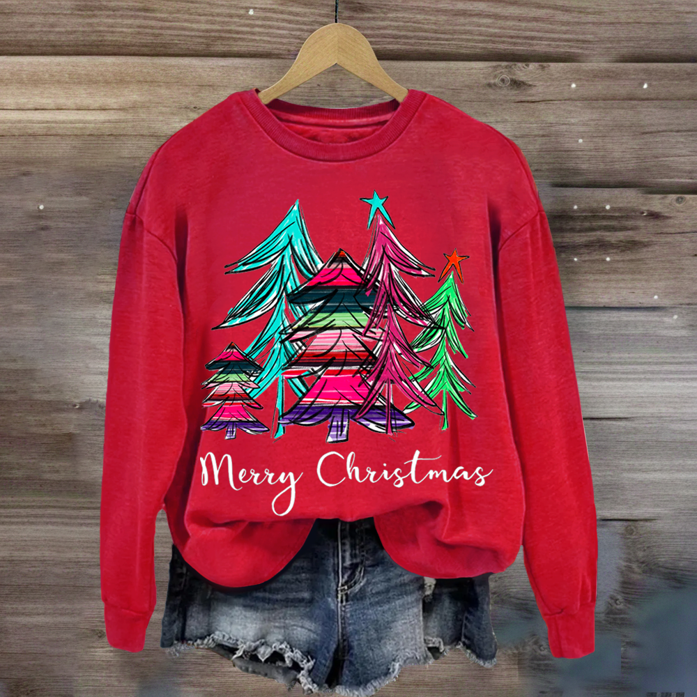 Christmas Tree Sublimation Sweatshirt