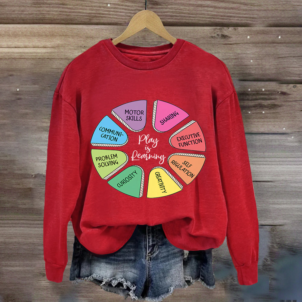 Play Is Learning More Skills Sweatshirt