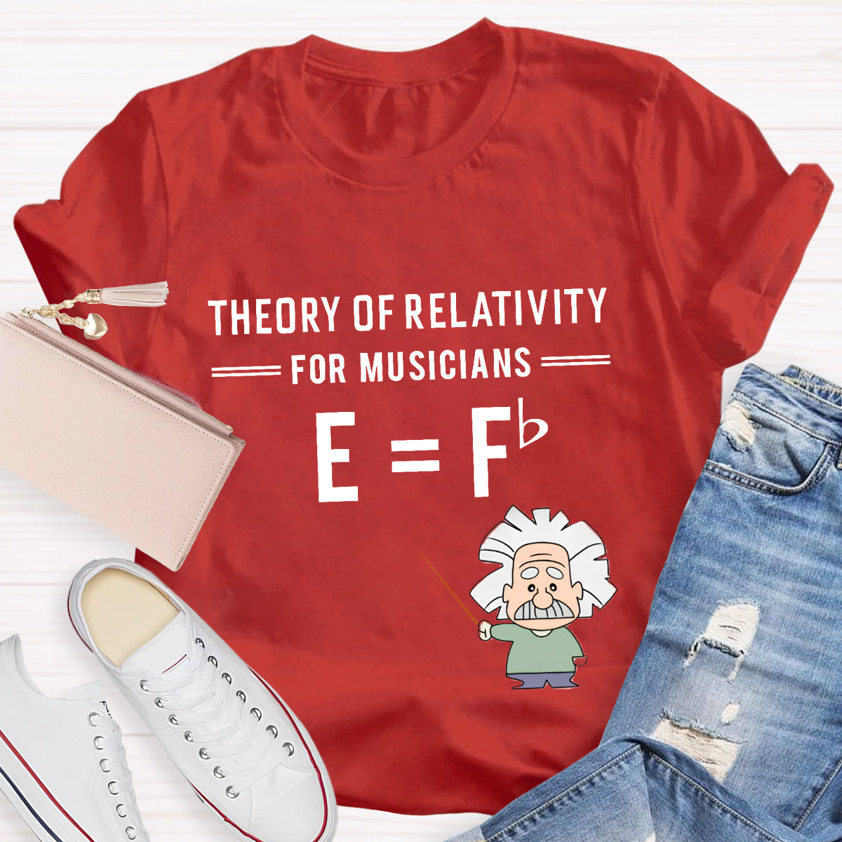 Theory Of Relativity For Musicians Teacher T-Shirt