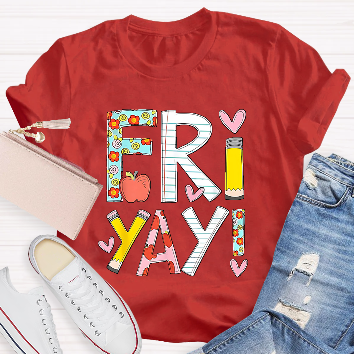 Fri Yay Teacher T-Shirt