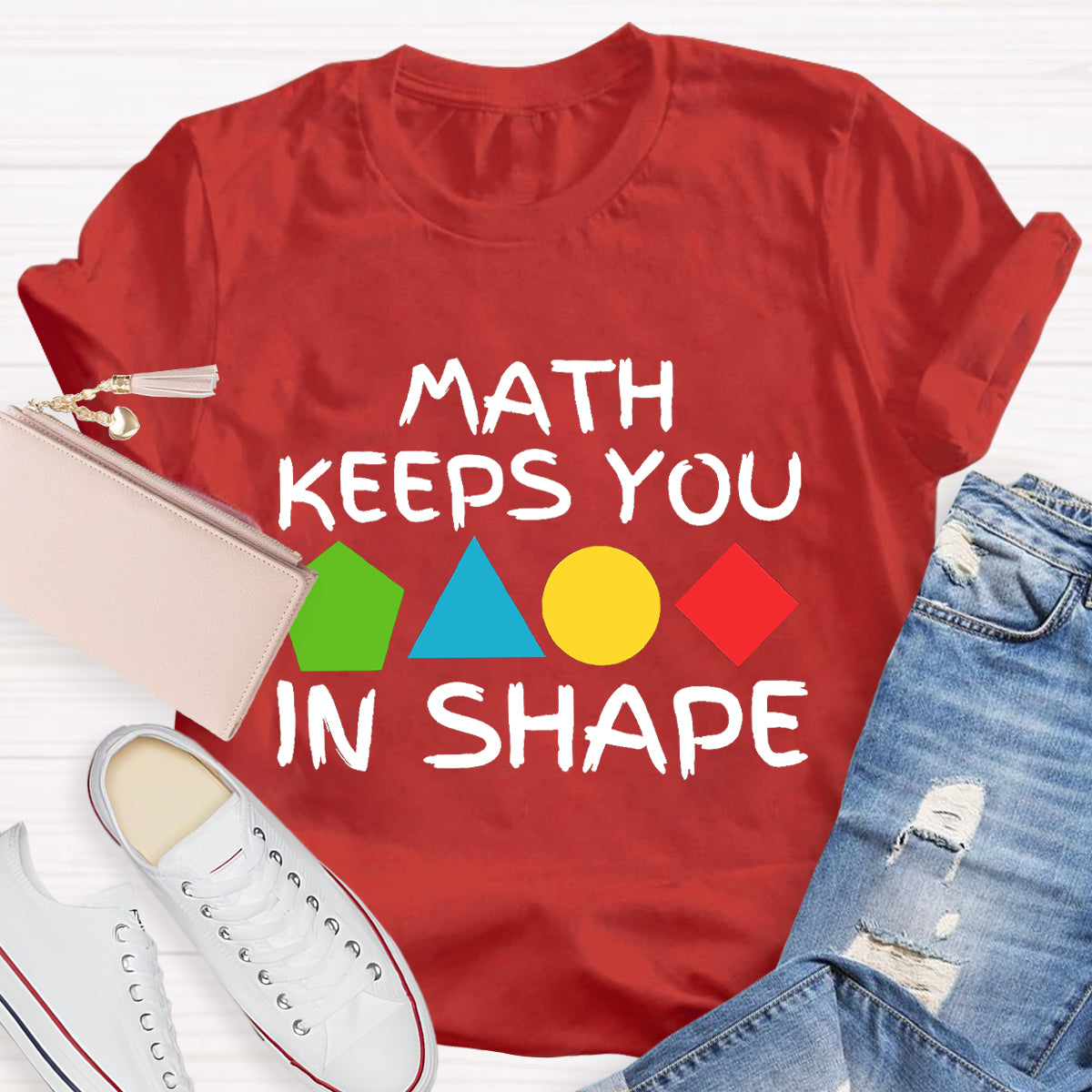 Math Keeps You In Shape T-Shirt