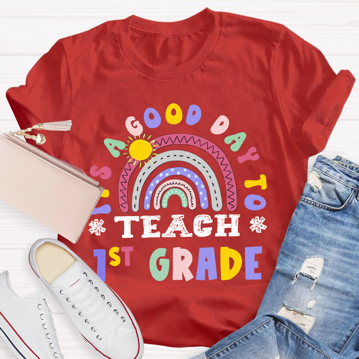 Personalized Grade It's A Good Day To Teach 1st Grade T-Shirt