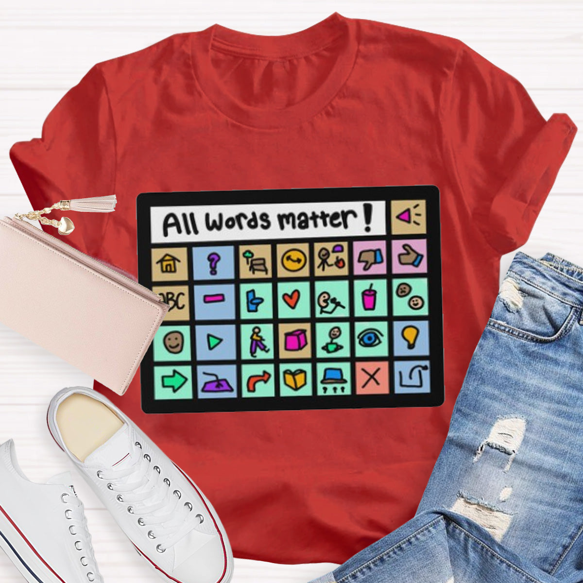 All Words Matter Teacher T-Shirt