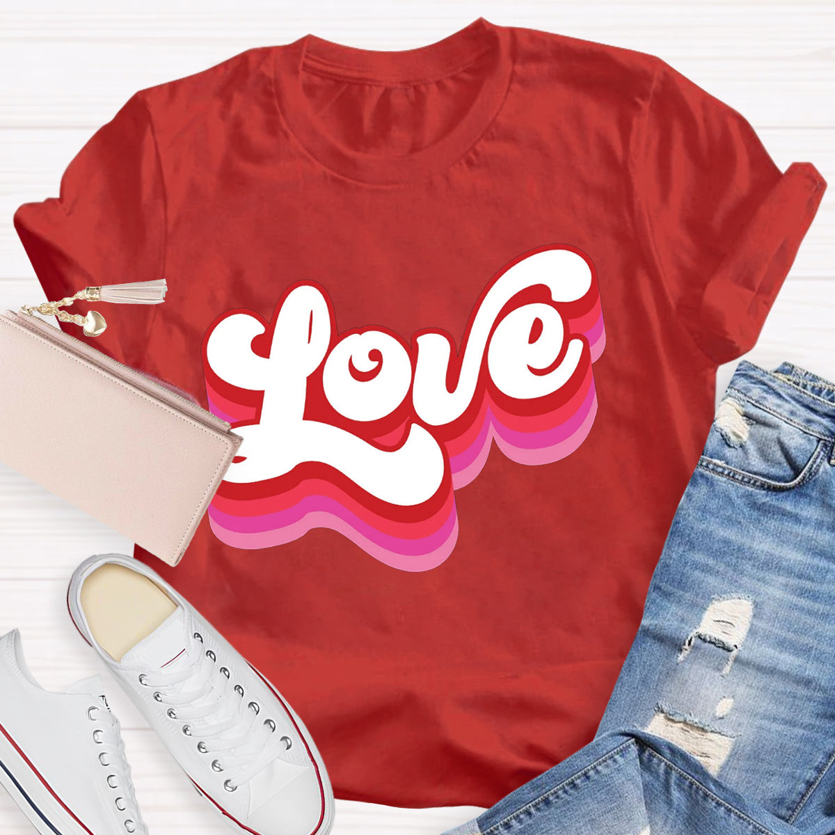 Retro Valentines Love T-Shirt