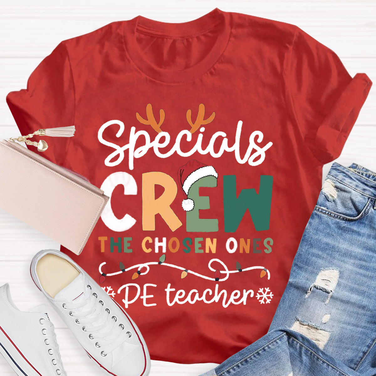 Personalized Subject Specials Crew The Choose Ones PE Teacher T-Shirt