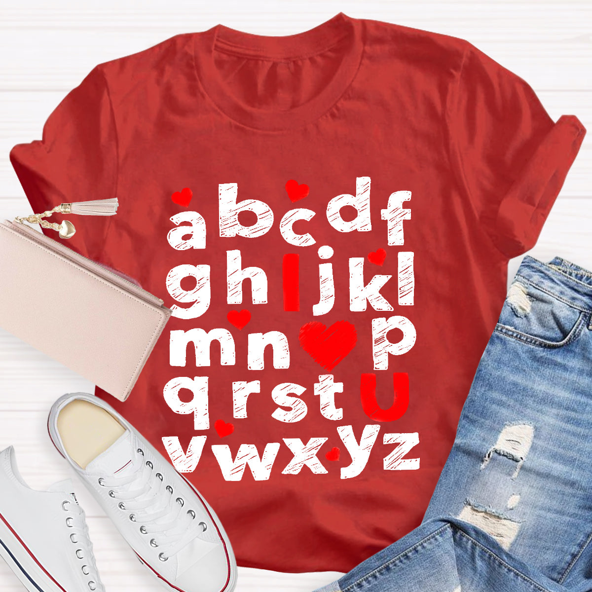 I Love You Alphabet T-Shirt