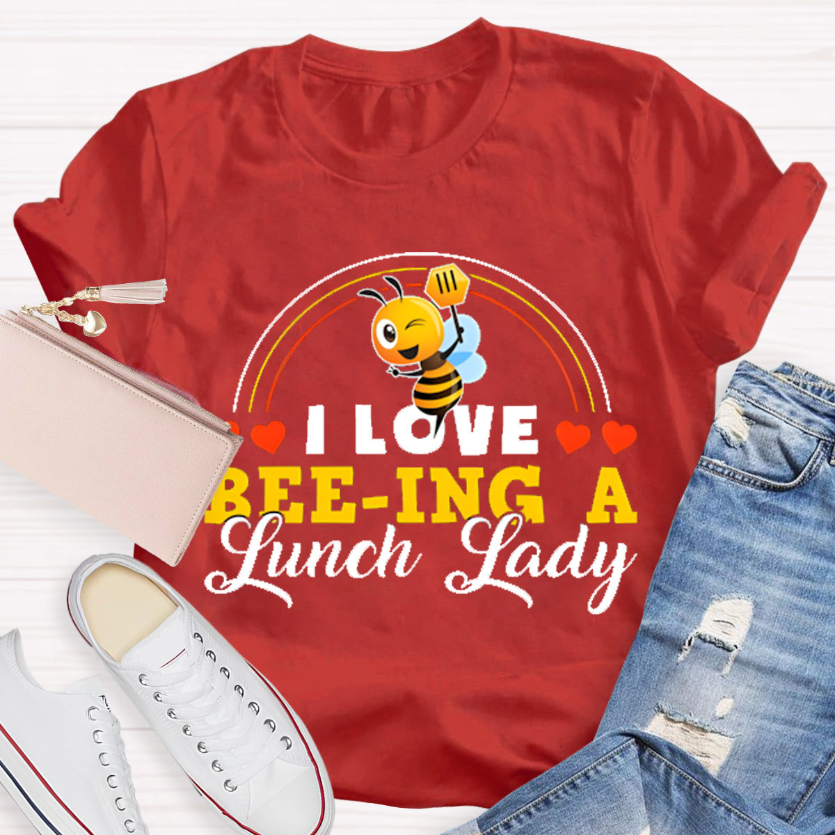 I Love Being A Lunch Lady T-Shirt