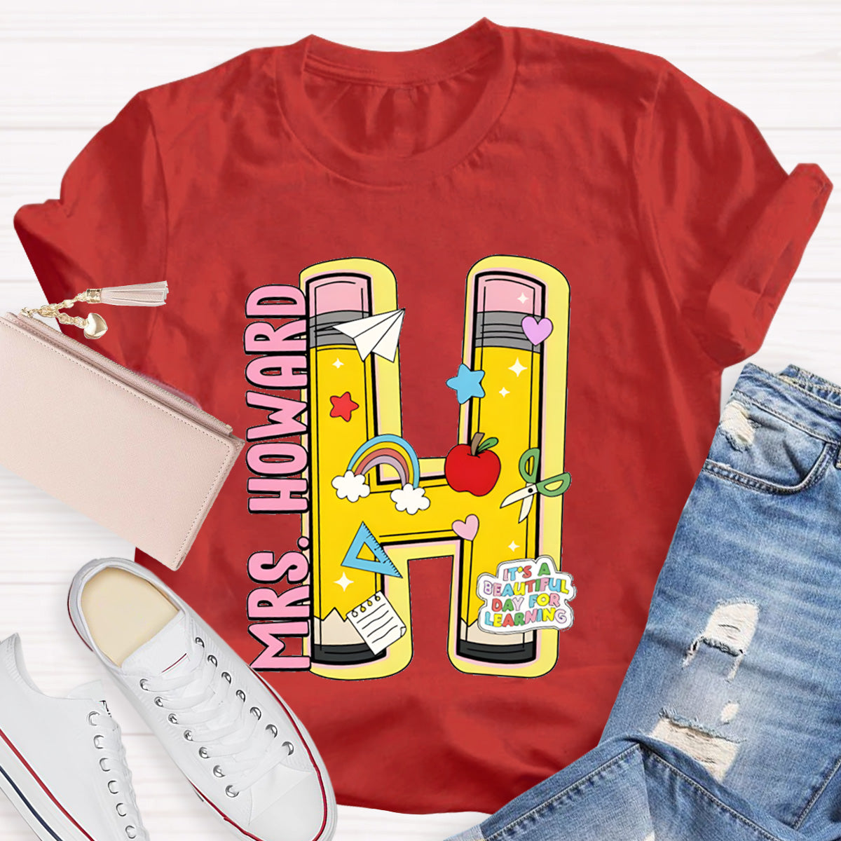 Personalized Teacher Name Mrs Howard T-Shirt