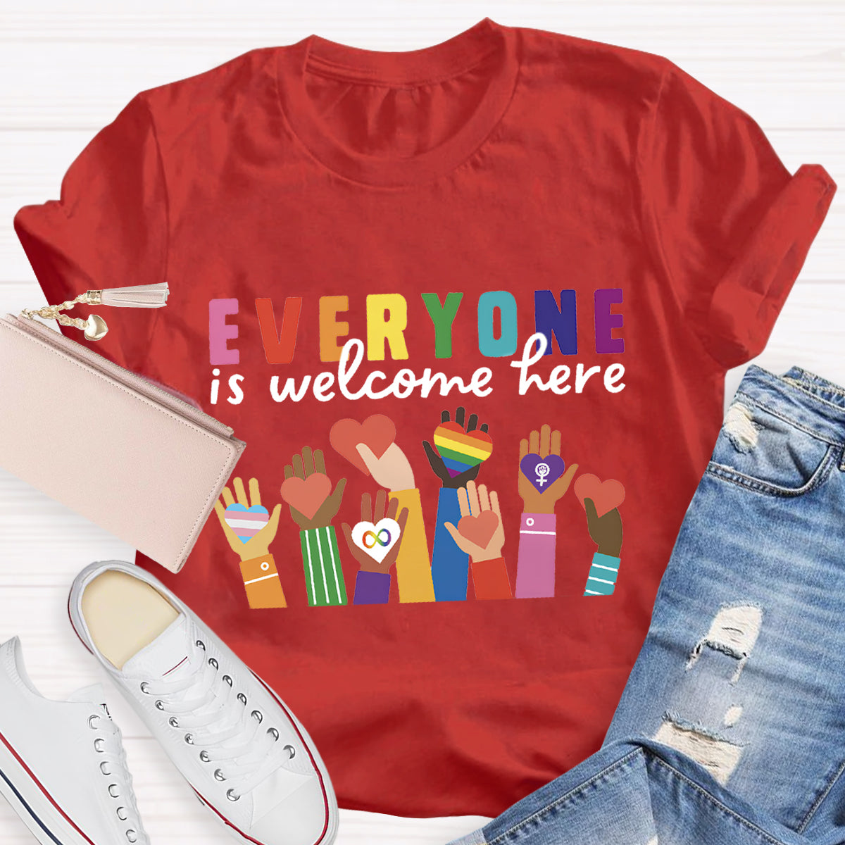 Everyone Is Welcome Here T-Shirt