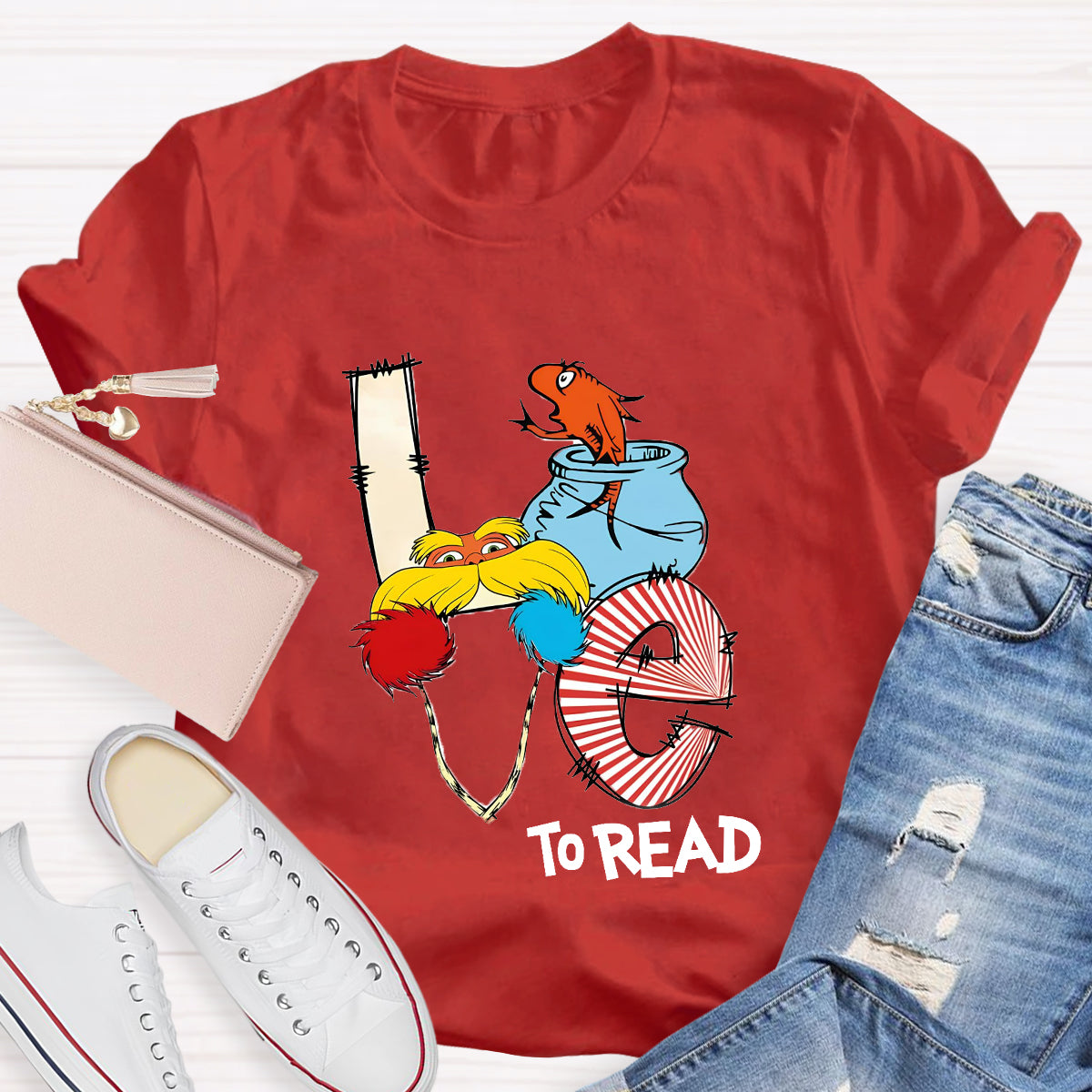 Love To Read Teacher T-Shirt