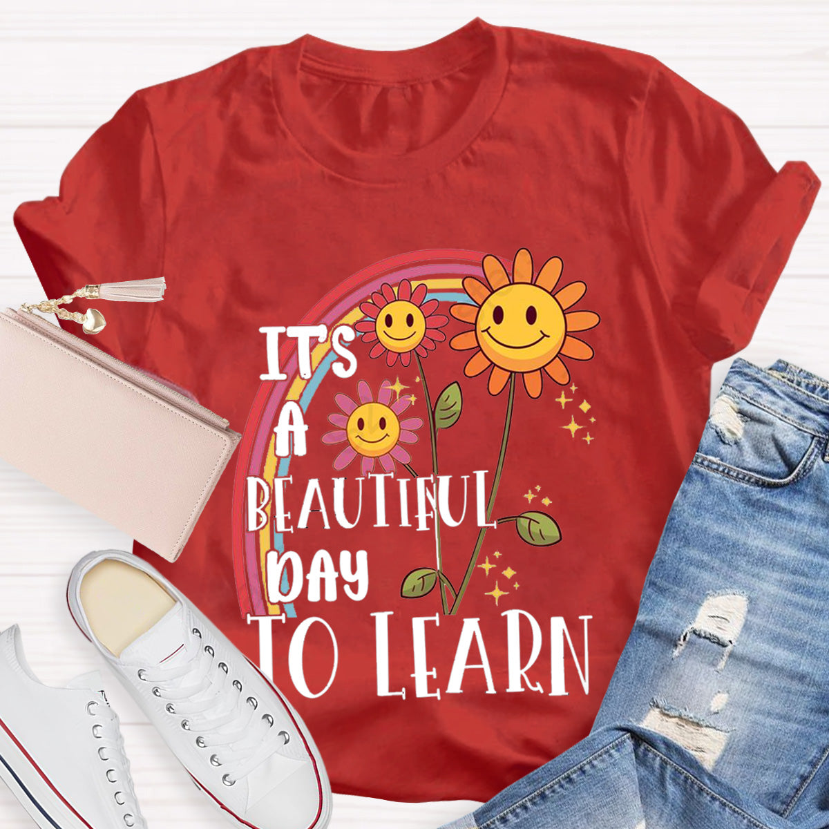 I's A Beautiful Day To Learn Teacher T-Shirt