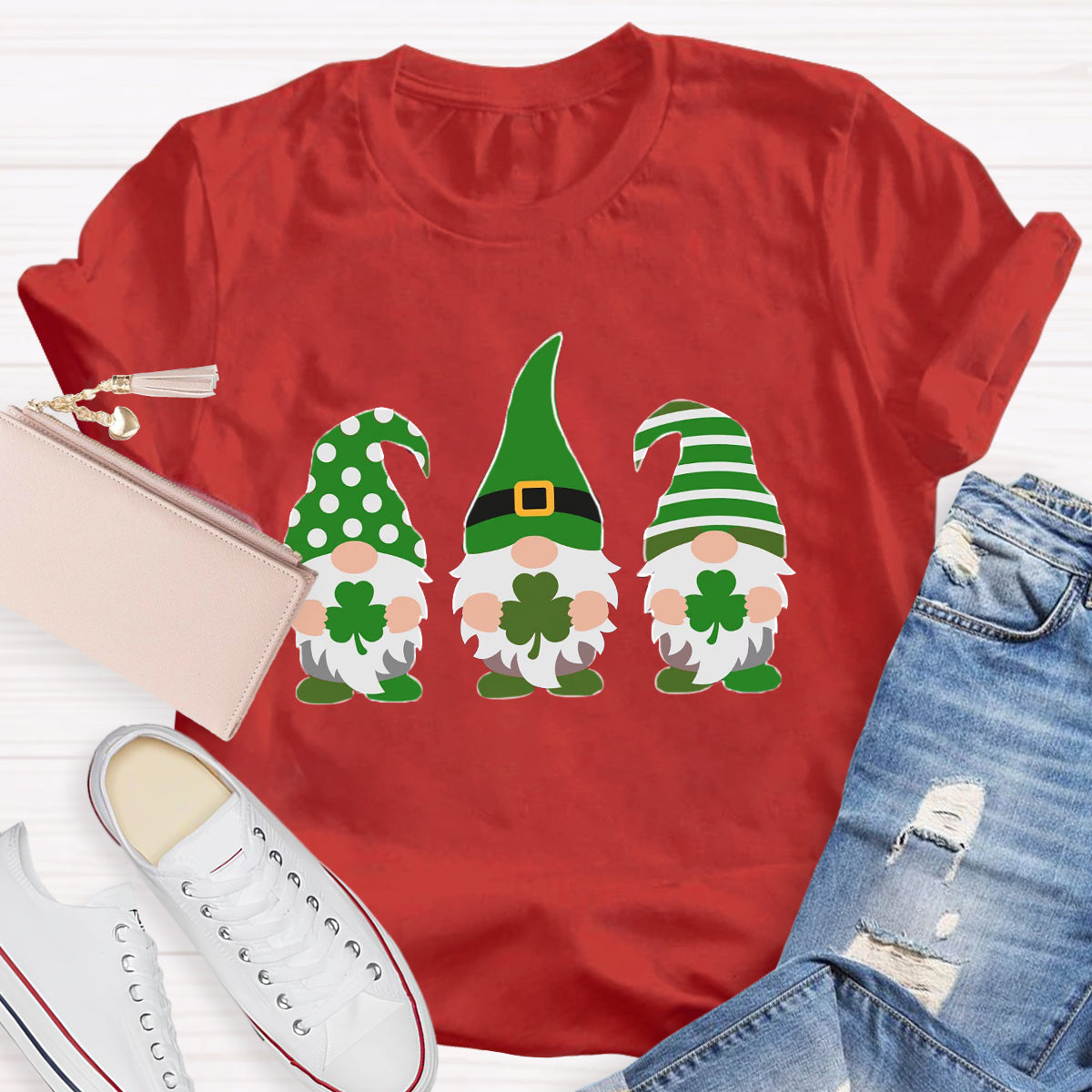 St Patricks' Day Gnome  T-Shirt