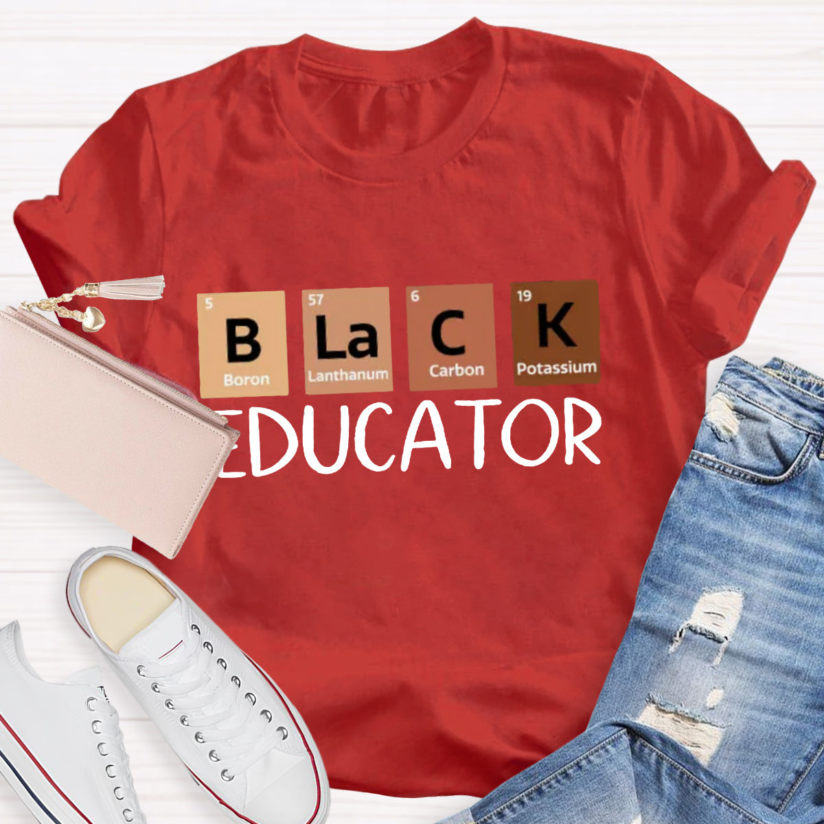 Black Educator Teacher T-Shirt