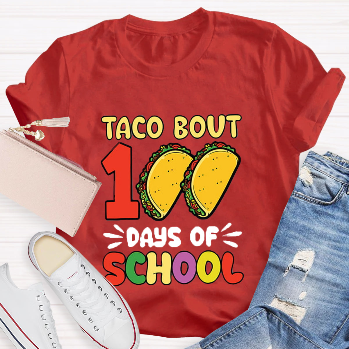 Taco Bout 100 Days Of School T-Shirt