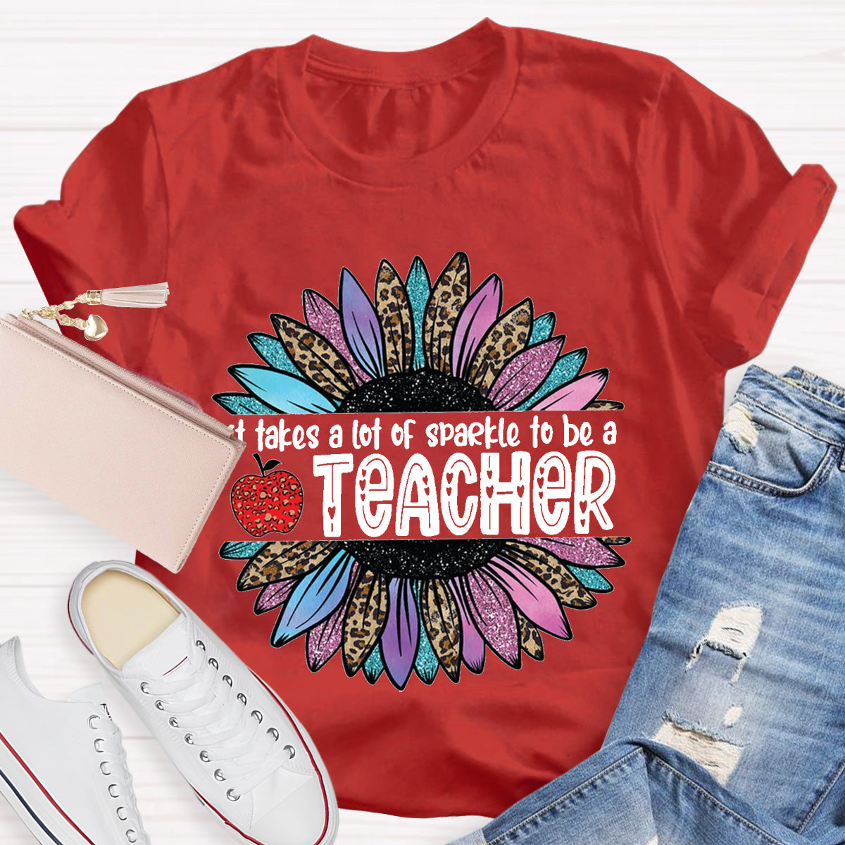 It Takes A lot Of Sparkle To Be A Teacher T-Shirt