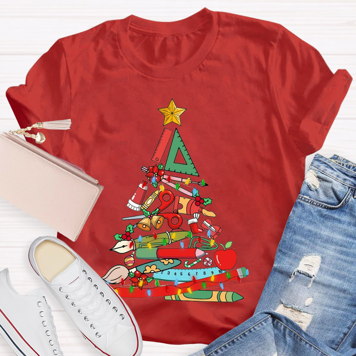 Teaching Aids Christmas Tree T-Shirt