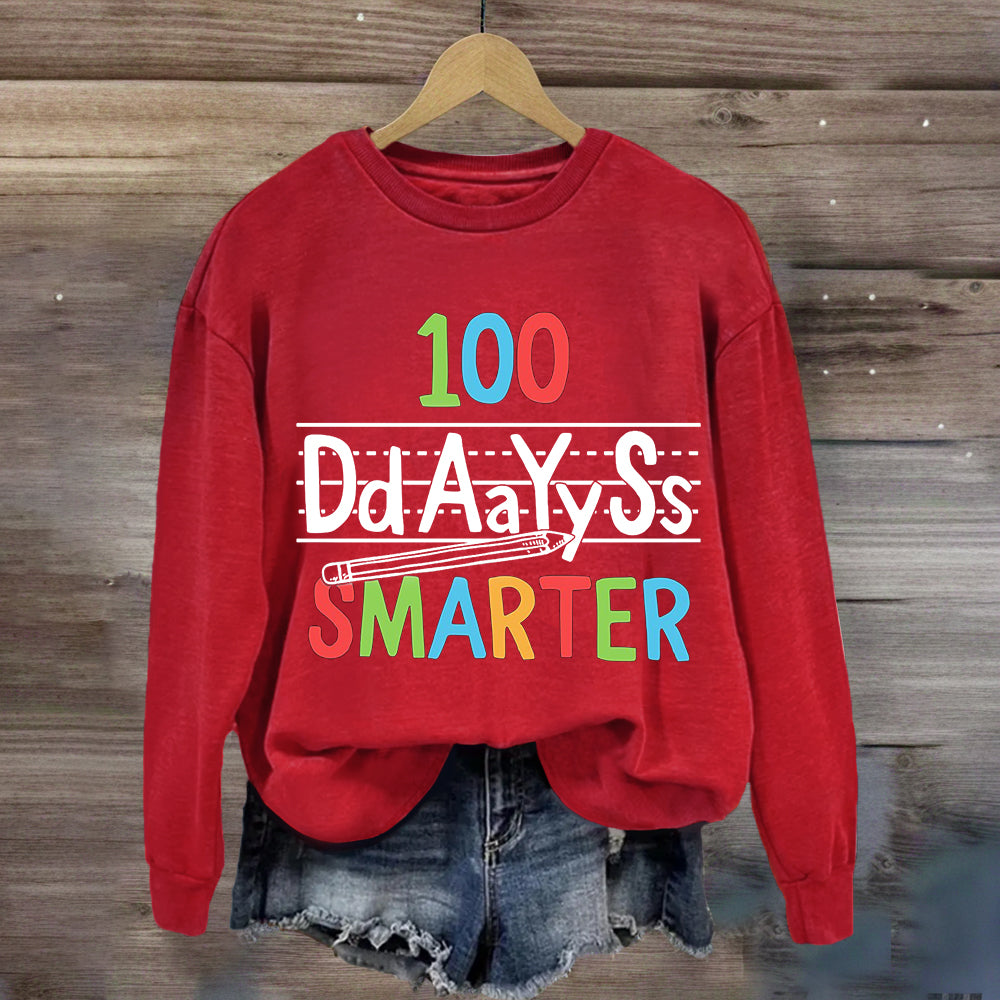 100 Days Smarter Pencil Sweatshirt