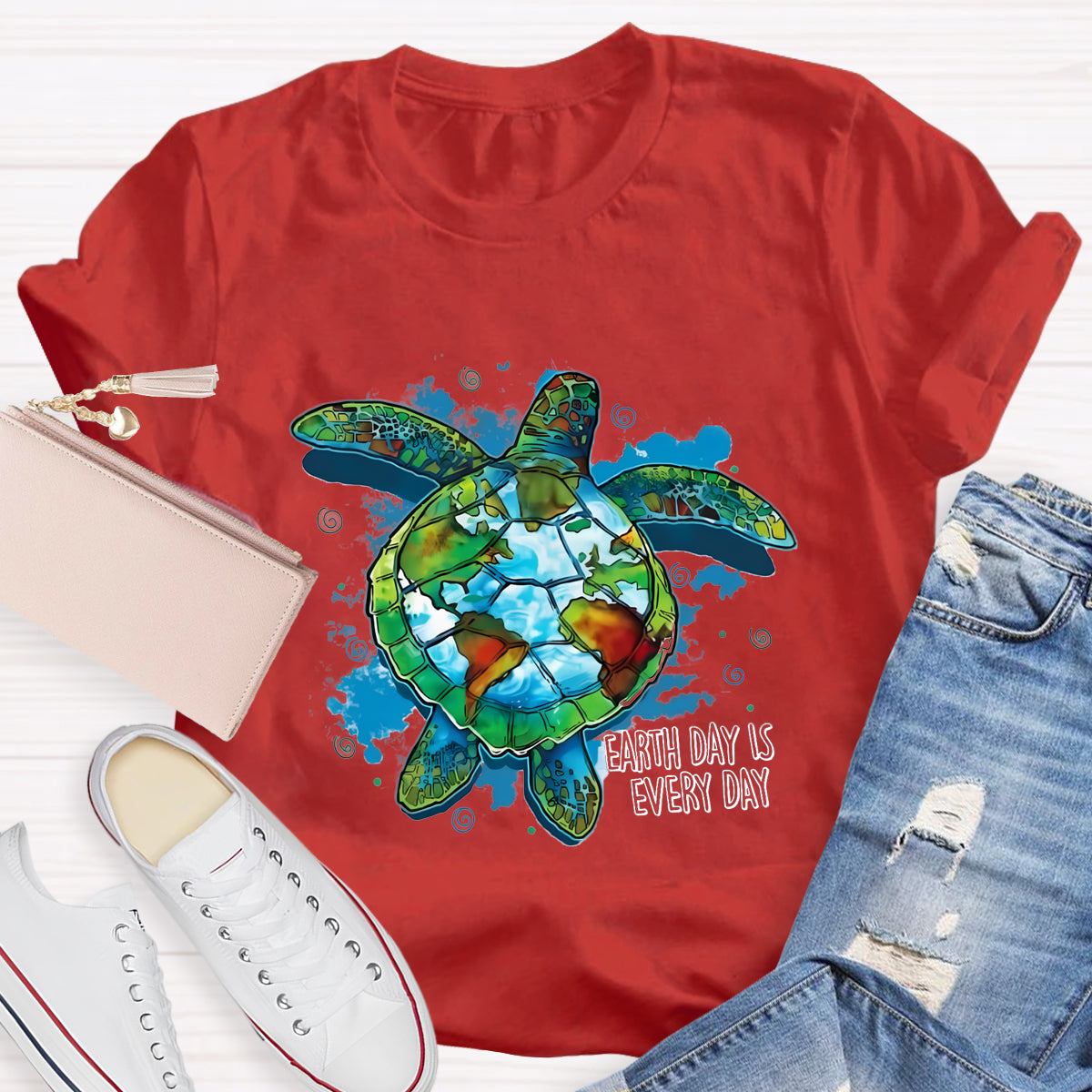 Earth Day Is Every Day Save Turtle T-Shirt