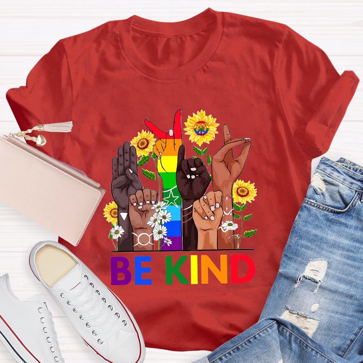 Be Kind Sign Language Hand T-Shirt