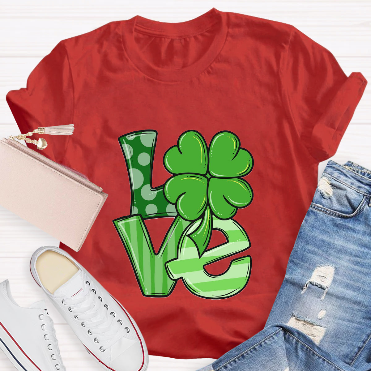 St. Patrick's Day Love Teacher T-Shirt