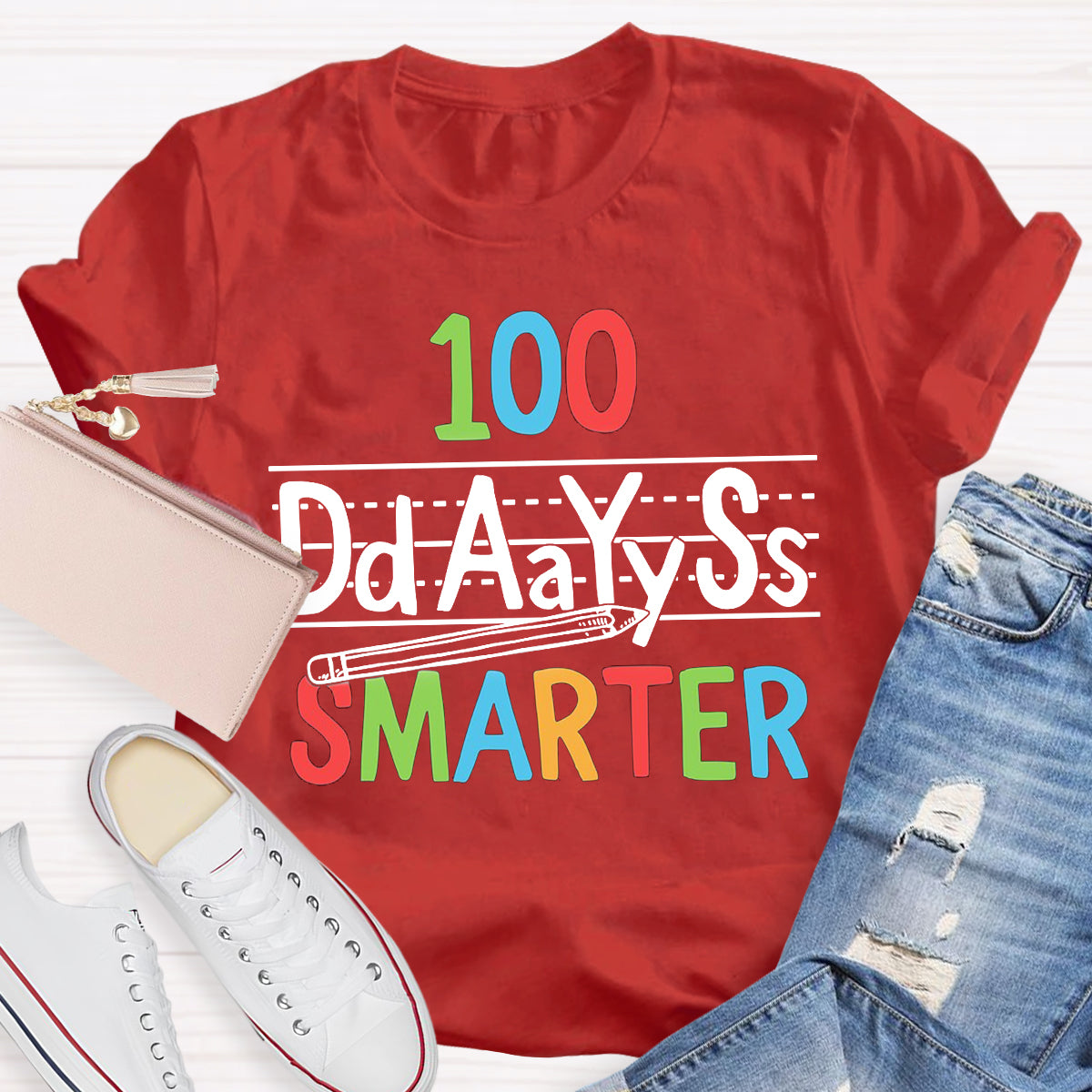 100 Days Smarter Teacher T-Shirt