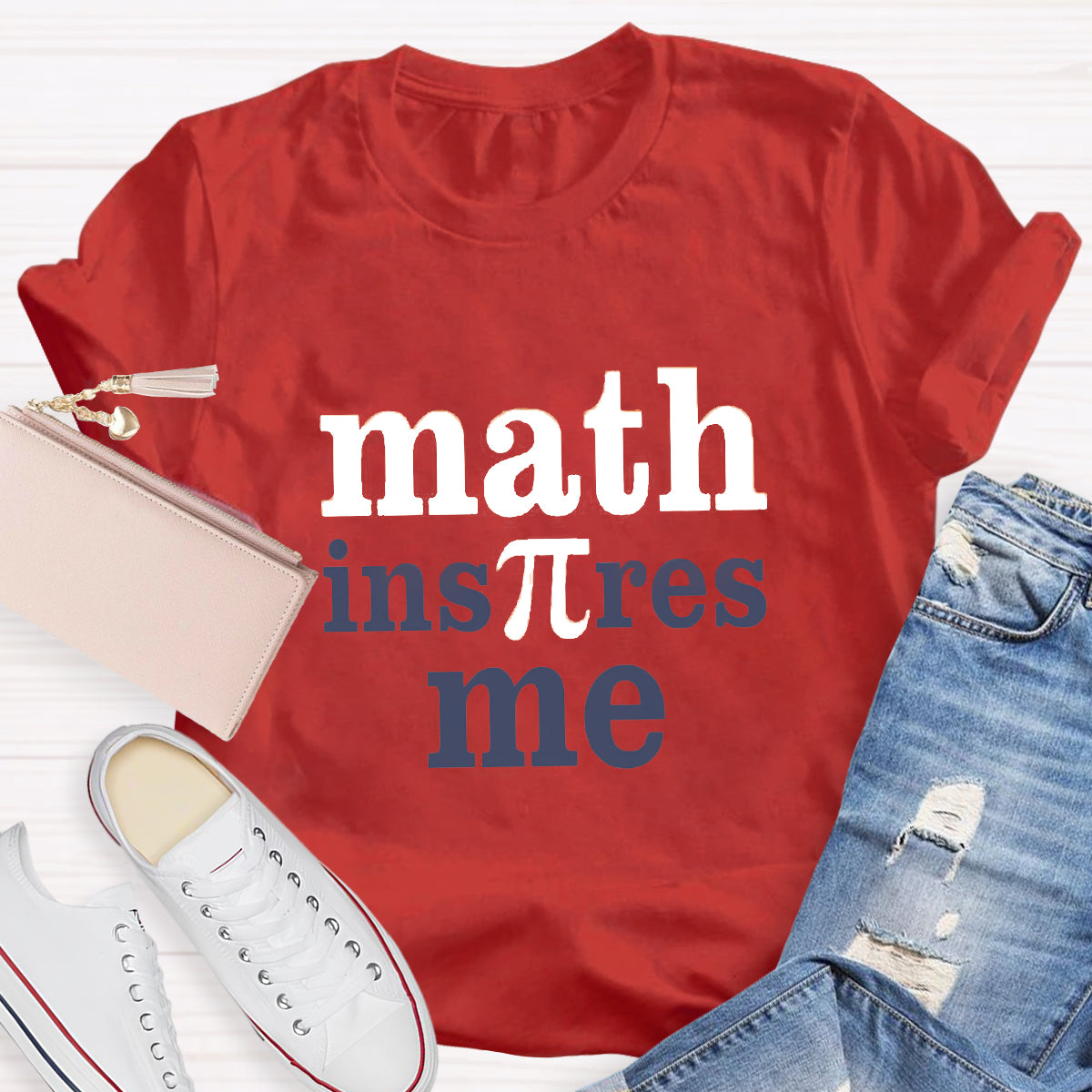 Math Inspire Me Math Teacher T-Shirt