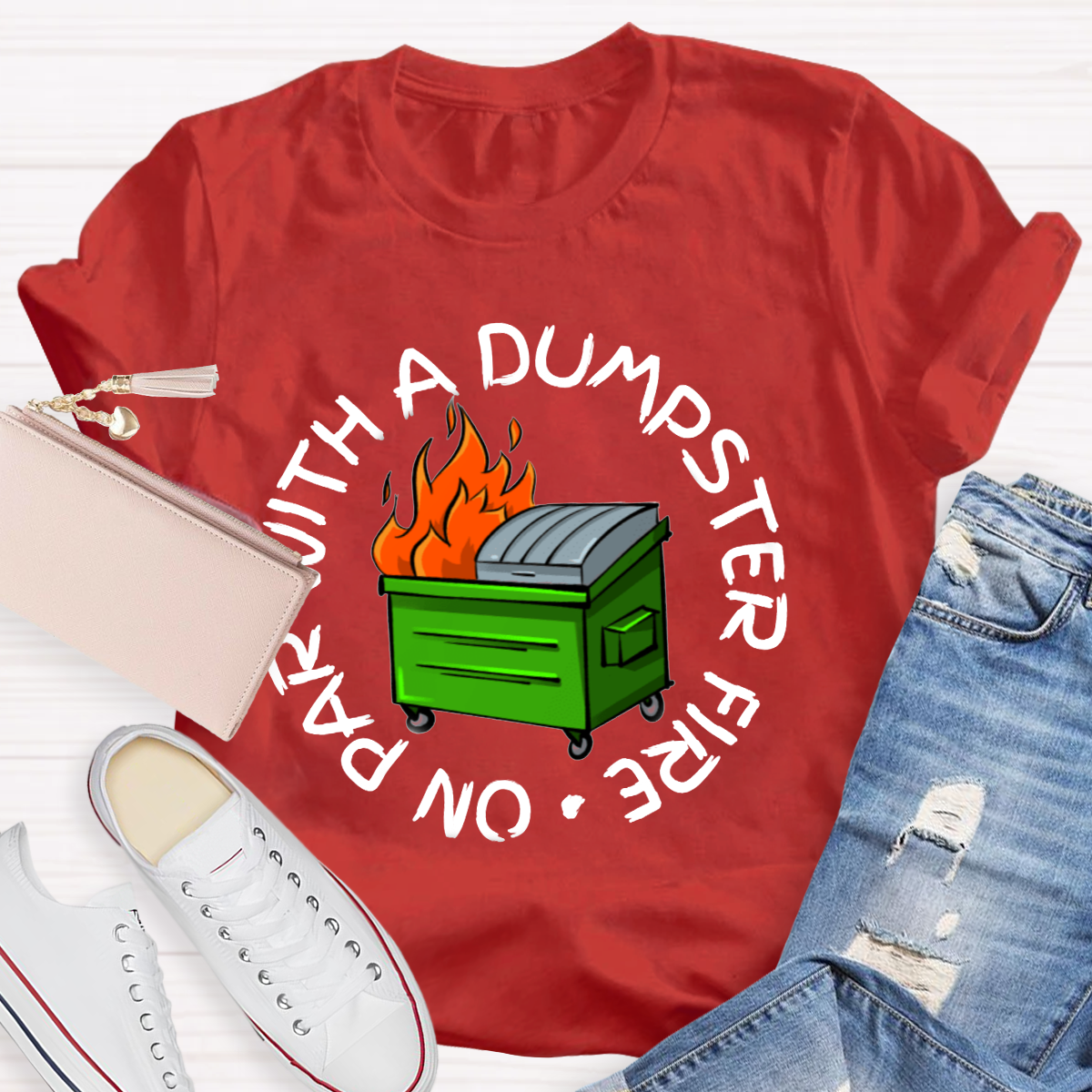 No Par With A Dumpster Fire T-Shirt