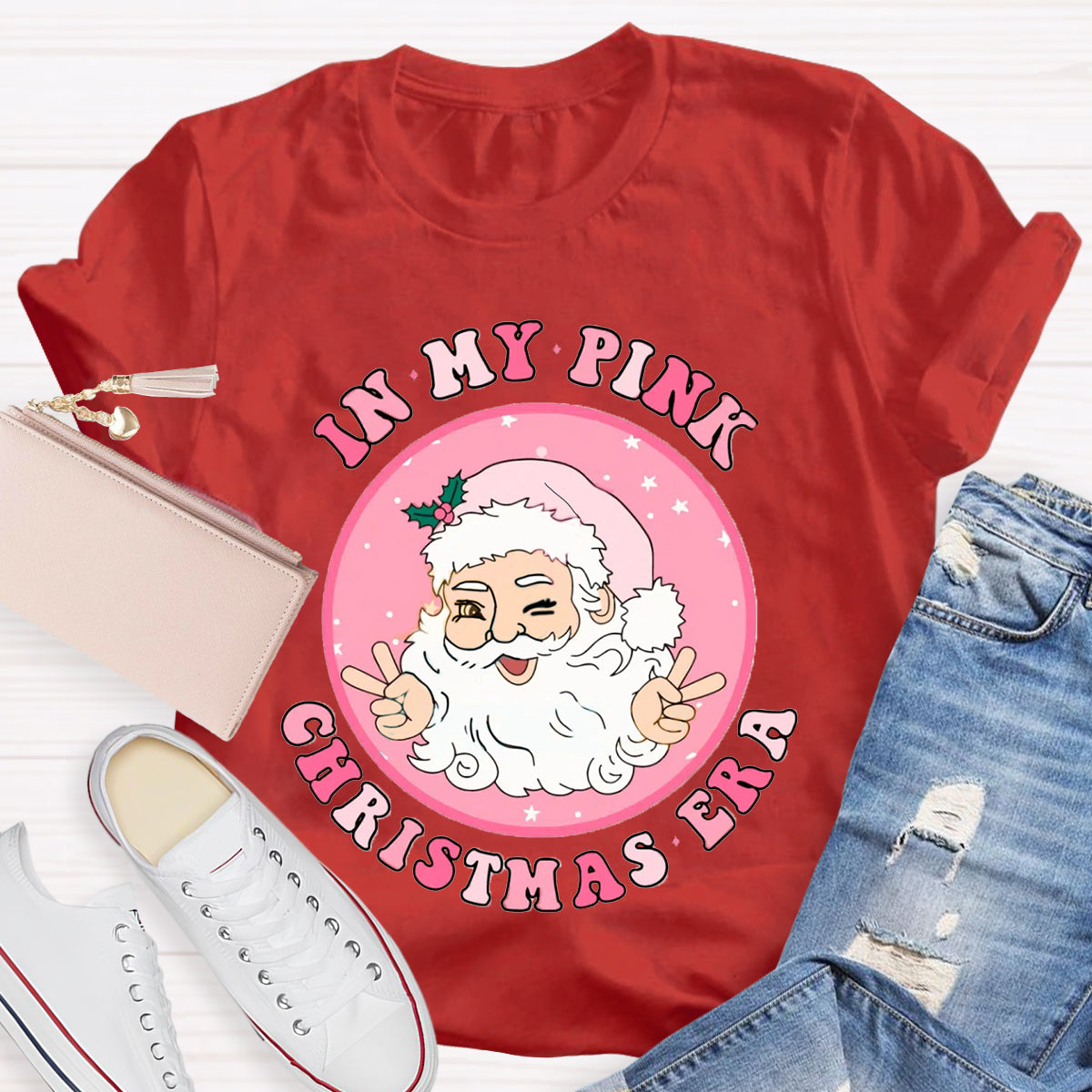 In My Pink Christmas Era T-Shirt