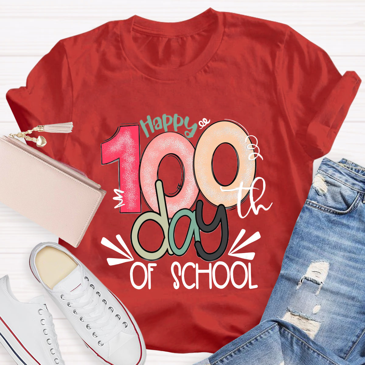 Happy 100th Days Of School T-Shirt