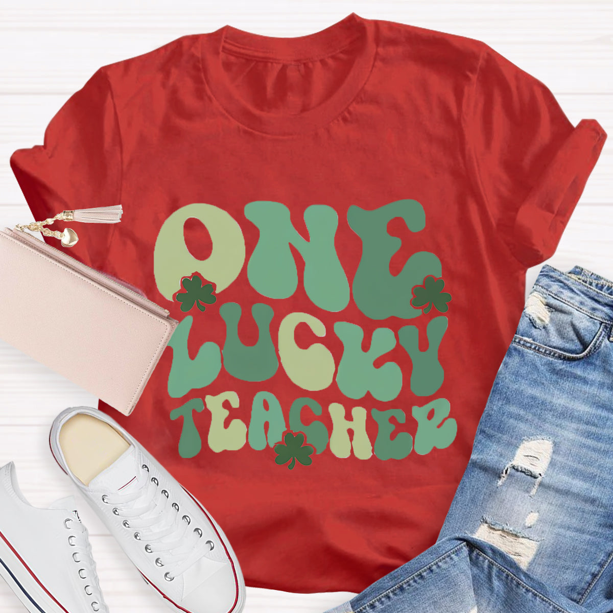 One Lucky Teacher T-Shirt