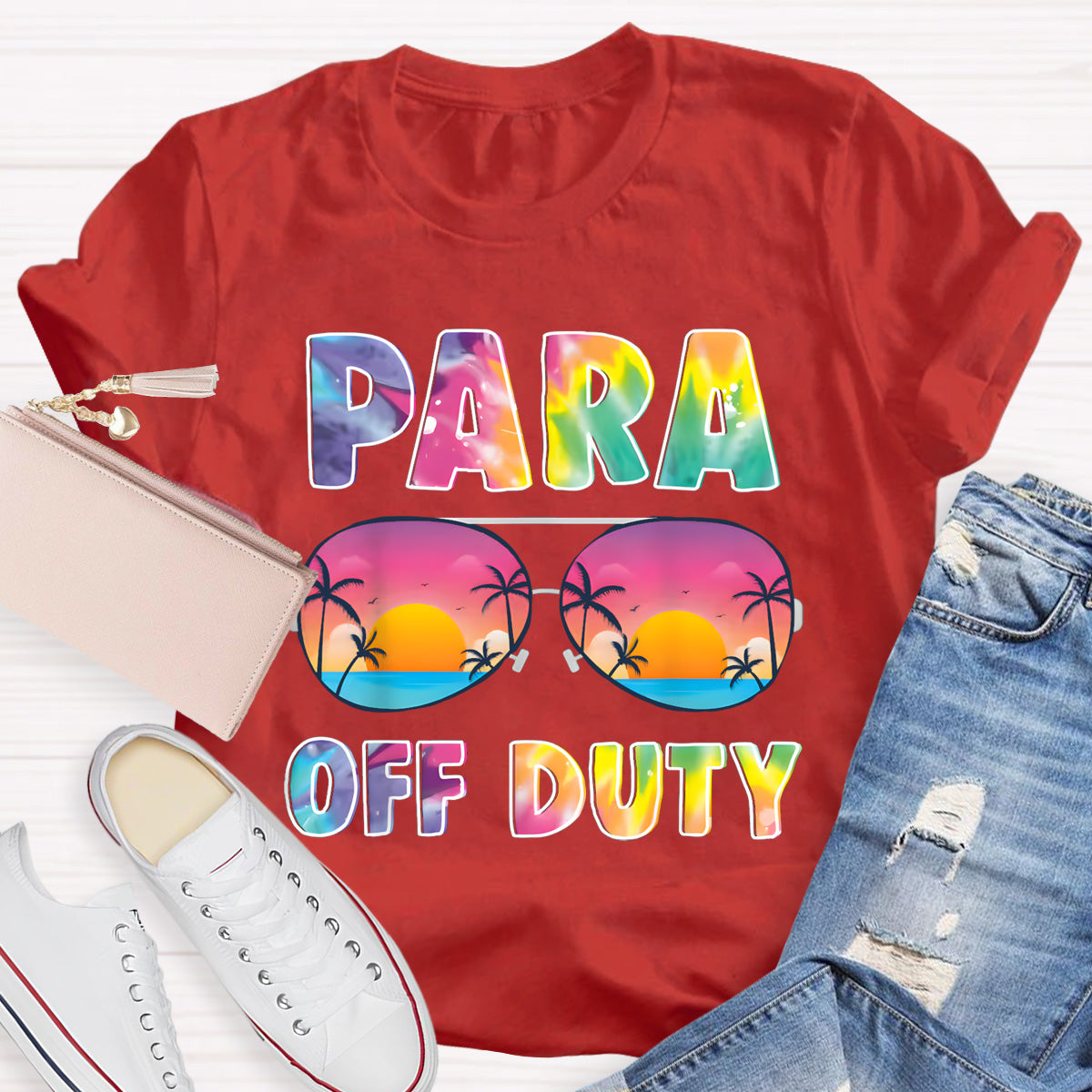 Para Off  Duty Teacher T-Shirt