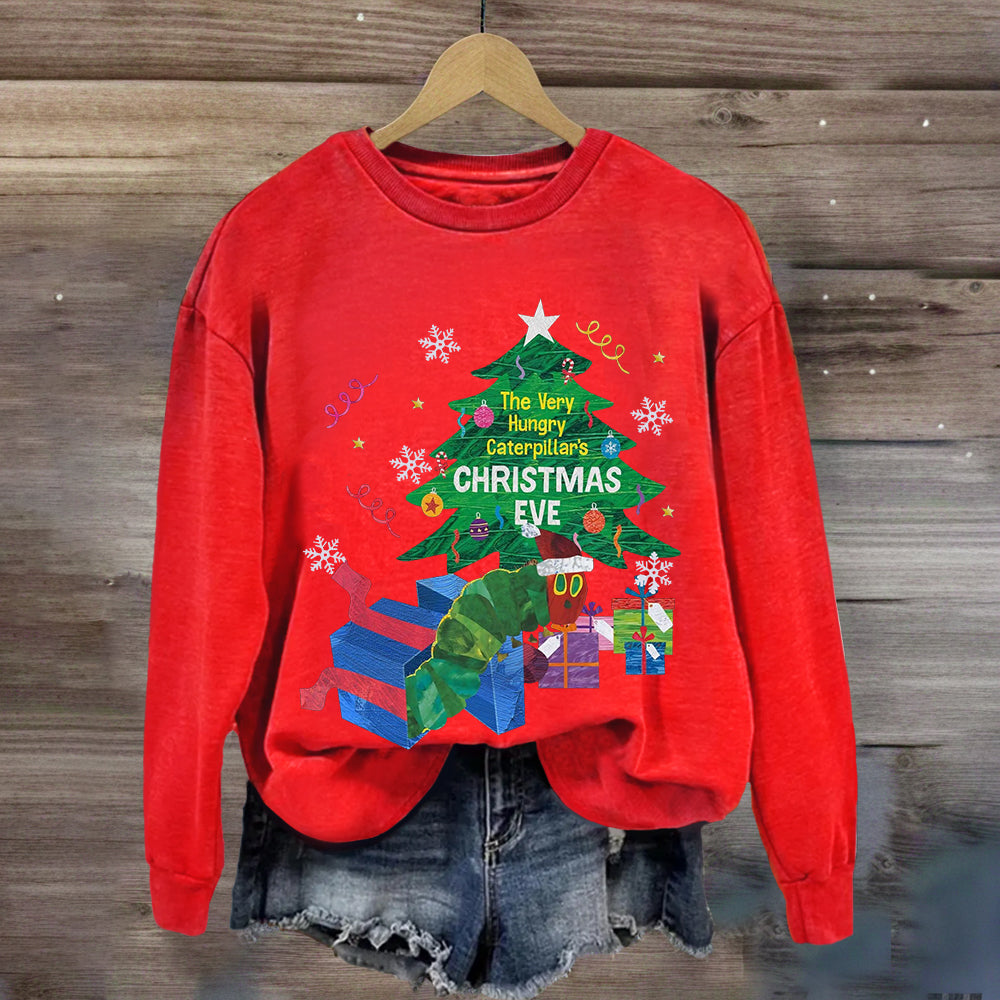 The Very Hungry Caterpillar's Christmas Eve Sweatshirt