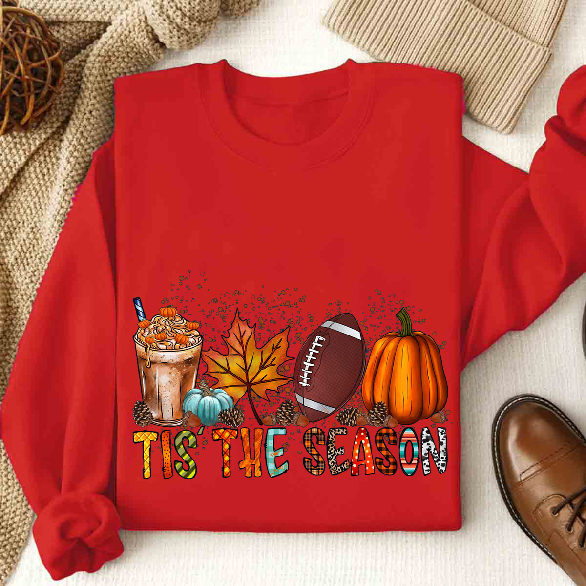 Tis The Season Fall Vibes Sweatshirt