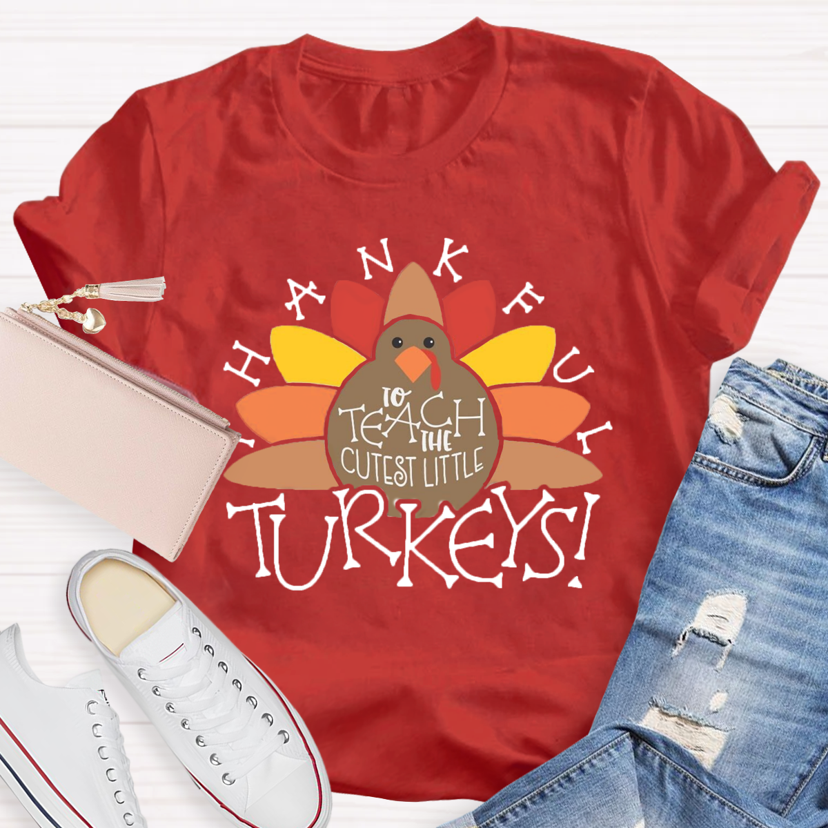 Thankful to Teach the Cutest Little Turkeys T-Shirt