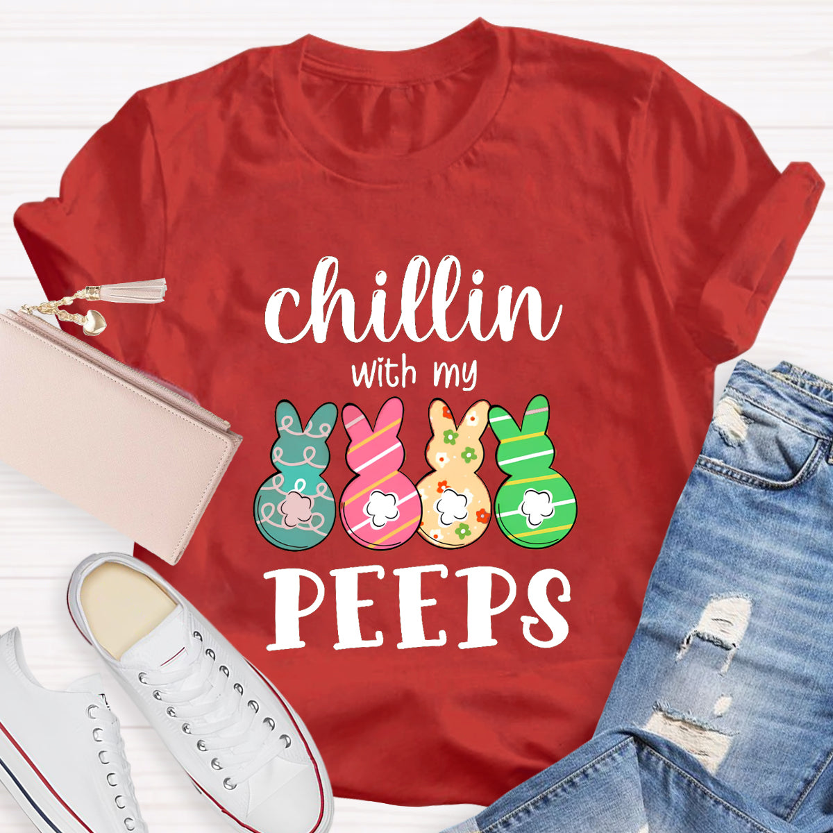 Chilling With My Cute Peeps T-Shirt