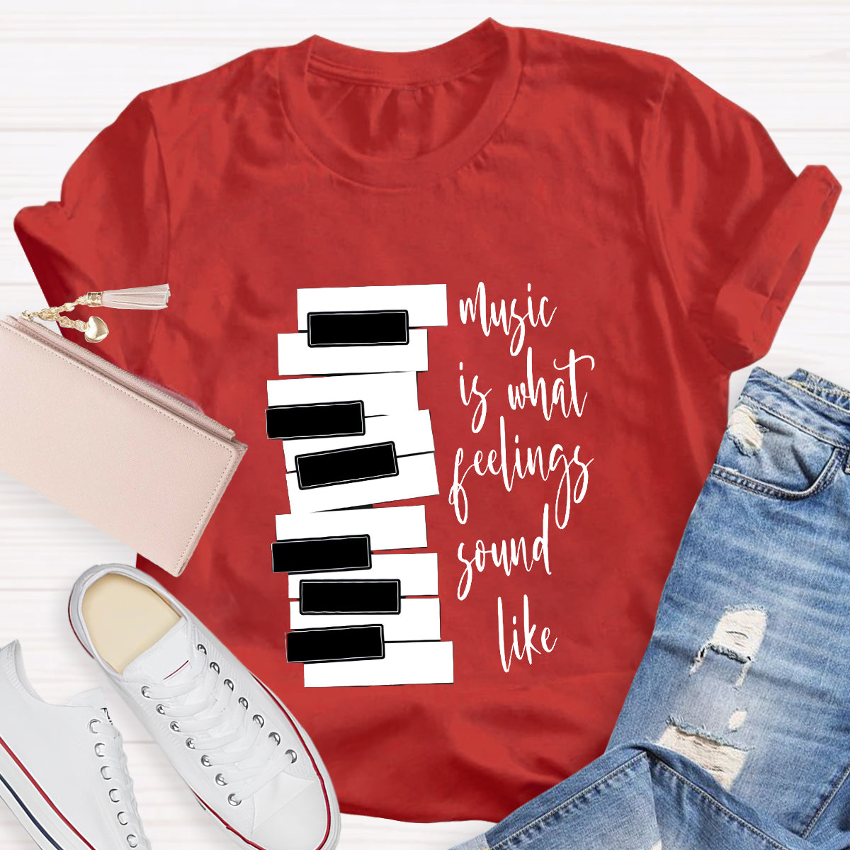 Music Is What Feelings Sound Like T-Shirt