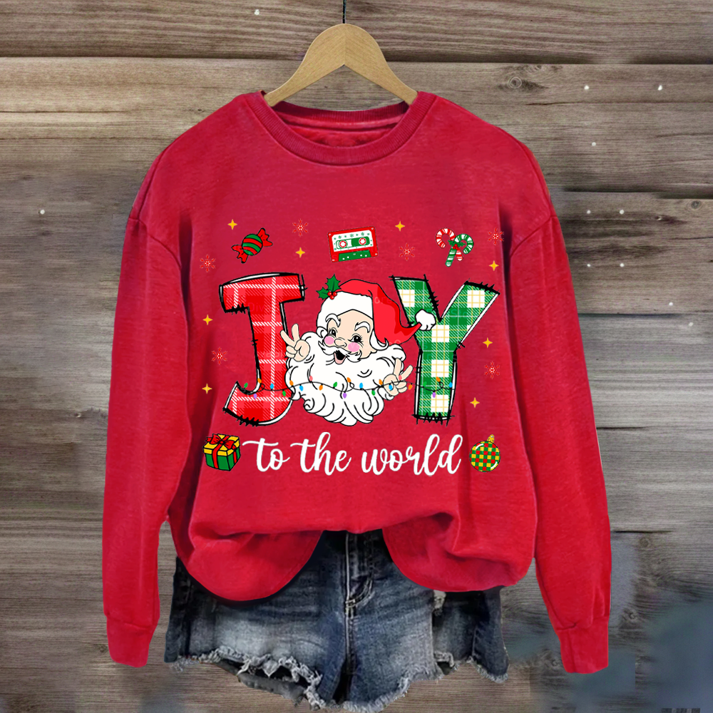 Joy To The World Christmas Season Sweatshirt