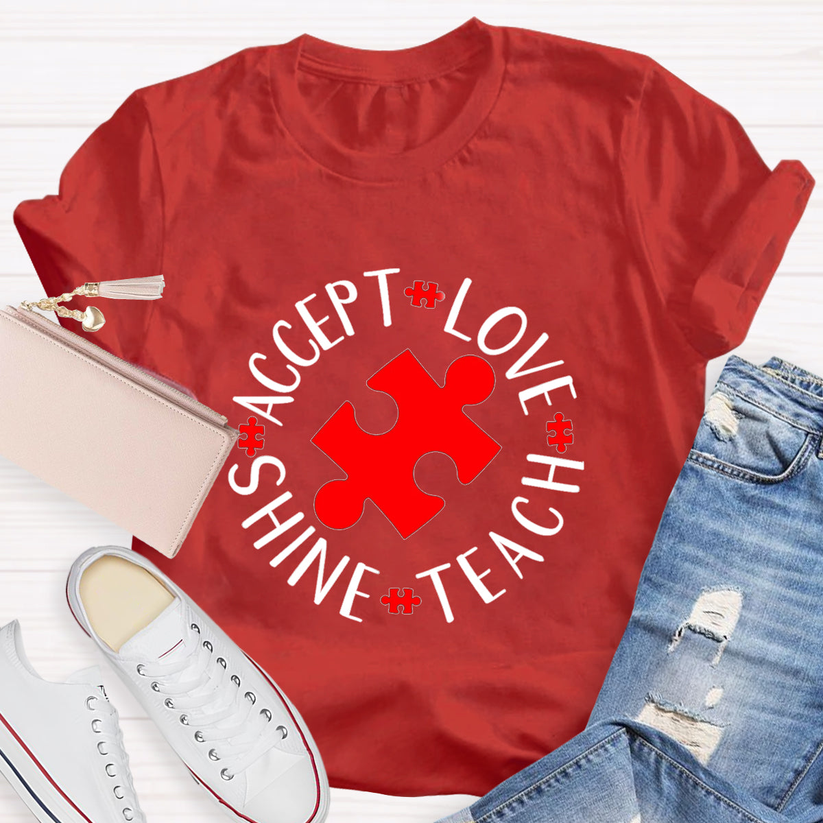 Accept Love Teach Shine T-Shirt