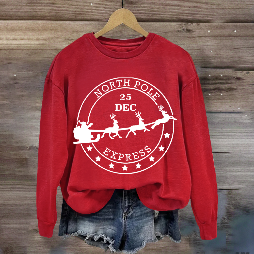 North Pole Express Teacher Sweatshirt